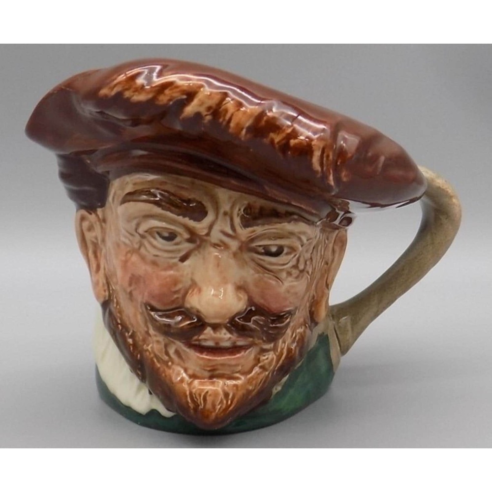 Sir Francis Drake Royal Doulton Toby Jug 3 1/8" Early A Mark 1930-1960 Mint Vtg